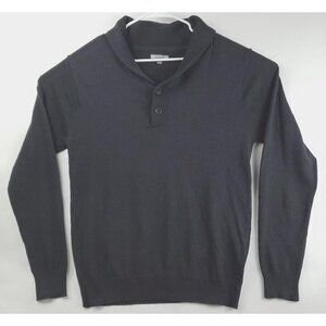 Method Sweater Men XL Gray Long Sleeve Cotton Knit Regular Fit